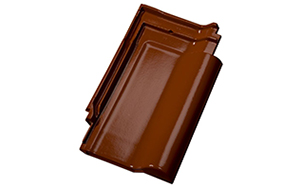 Керамическая черепица рядовая Jacobi J13V медный