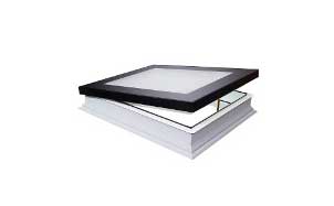 Окно для плоских крыш FAKRO DEF-D U6 без купола, 800*800 мм