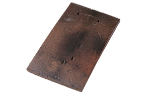 Керамическая черепица рядовая (бобровый хвост) Koramic Patrimony Handcrafted Plain Tile 14x25 Vineyard Black Antique