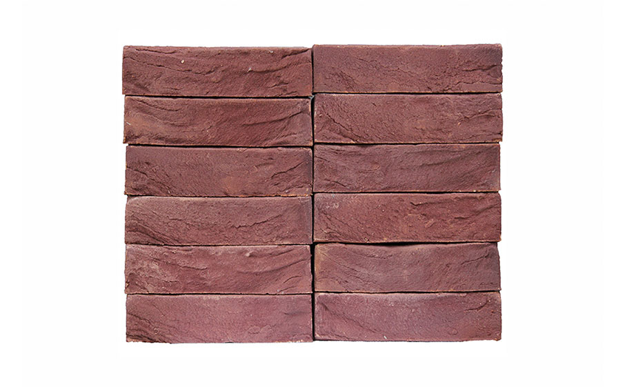 Кирпич лицевой керамический полнотелый ручной формовки Донские зори Стародонской, 250*60*65 мм