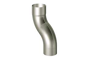 Колено трубы соединительное LINDAB SOKN сталь, графитовый металлик, D 87 мм