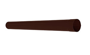 Труба водосточная AQUASYSTEM коричневый RAL 8017, D 100 мм, L 3 м