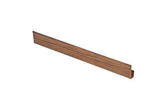 G-планка AQUASYSTEM темное дерево, 2 м