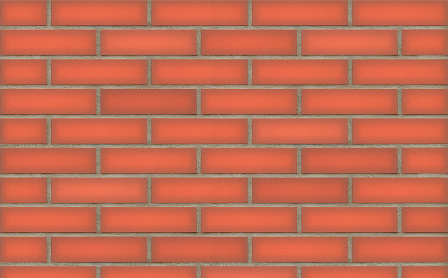 Клинкерная фасадная плитка KING KLINKER Dream House Рубиновое пламя (19) гладкая WDF, 215*65*14 мм