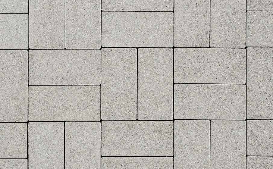 Плитка тротуарная ВЫБОР ЛА-Линия 2П.10, Гранит белый, 200*100*100 мм