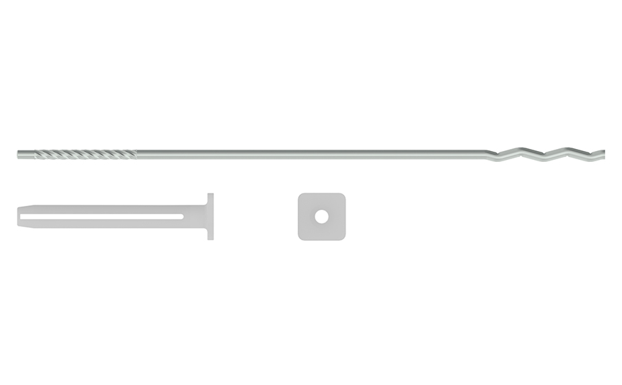 Металлическая гибкая связь TERMOCLIP МГС 2 MT E, 4*250 мм