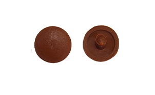 Декоративный колпачок на саморез коричневый (RAL 8017), 31 мм