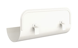 Ограничитель перелива желоба LINDAB OSKR сталь, белый, D 125 мм