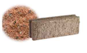 Облицовочный бетонный камень рядовой Меликонполар СКЦ 2Л-10 гранитный, 380*90*140 мм