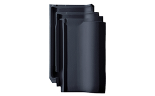 Керамическая черепица рядовая ERLUS Е 58 MAX антрацит ангоб