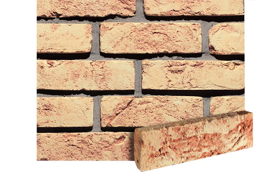 Фасадная плитка ручной формовки LHL Klinkier i AKA (CRH) FB GD FB1208 WDF, 214*10*65 мм