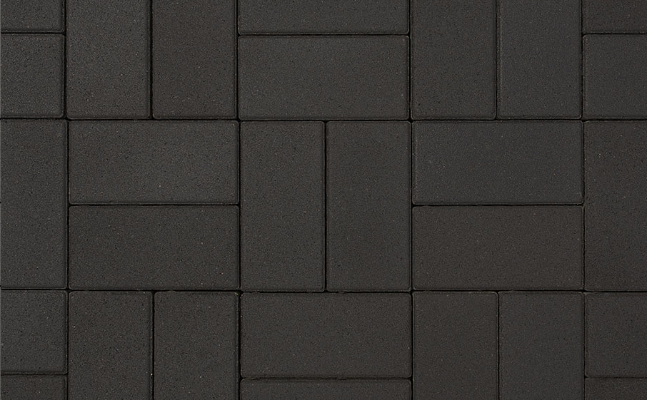 Плитка тротуарная ВЫБОР ЛА-Линия 5П.8  гладкая, черный, 600*300*80 мм