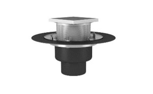 Кровельная воронка TERMOCLIP тип ВФО-ТО обогреваемая с обжимным фланцем, 160*450 мм