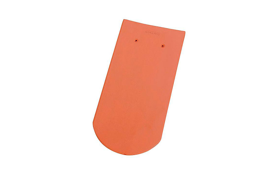 Керамическая черепица рядовая Koramic Biber Red engobe