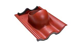 Проходной элемент VILPE TIILI кирпичный, 440*330 мм