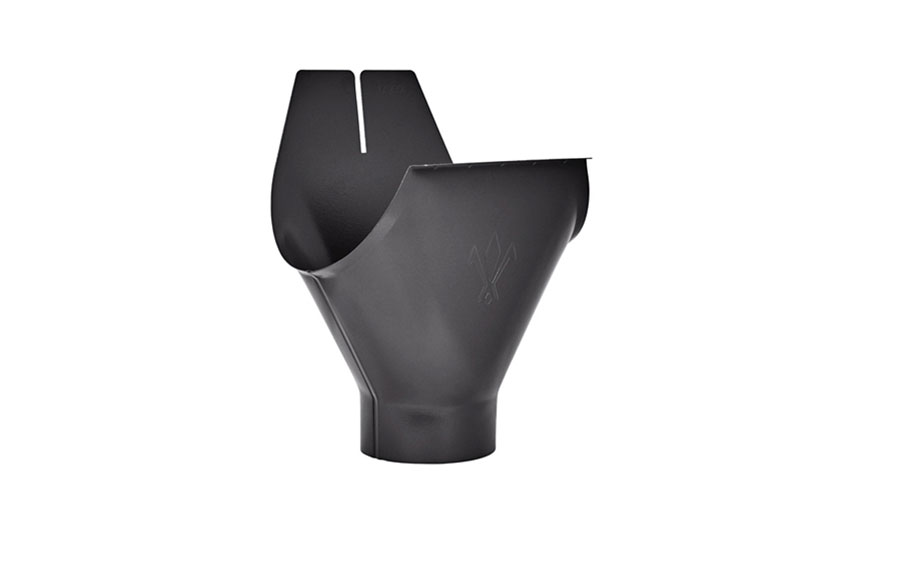 Воронка желоба AQUASYSTEM PURAL MATT серый RR23, D 125/90 мм