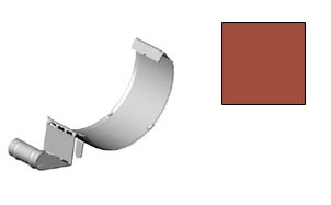 Соединитель желоба CM Vattern кирпичный, D 125 мм