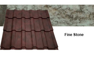 Металлочерепица Grand Line Kvinta Print камень