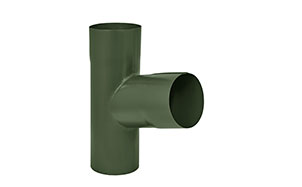 Тройник AQUASYSTEM темно-зеленый RR11, D 90 мм