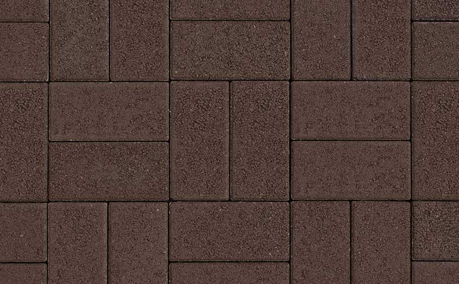 Плитка тротуарная ВЫБОР ЛА-Линия 2П.4, Гранит коричневый, 200*100*40 мм