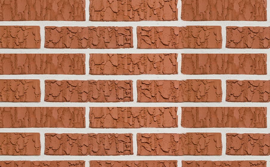 Кирпич облицовочный керамический пустотелый Terca Vulcano Red шероховатый, 250*85*65 мм