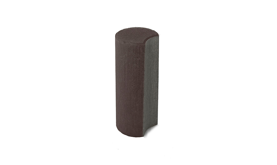 Вибропресcованный палисад BRAER ПК 10.25, коричневый, 100*250 мм