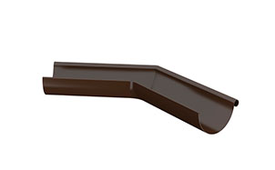 Угол желоба наружный LINDAB RVY сталь, коричневый, 135 град., D 190 мм