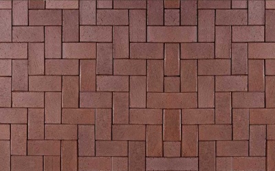 Тротуарная клинкерная брусчатка ABC Schwarz braun, 200х100х52 мм