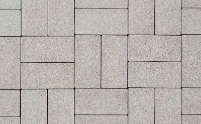 Плитка тротуарная ВЫБОР ЛА-Линия 2П.10, Гранит белый, 200*100*100 мм