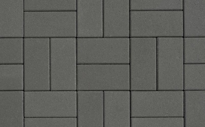 Плитка тротуарная ВЫБОР ЛА-Линия 2П.4, гладкая, серый, 200х100х40 мм