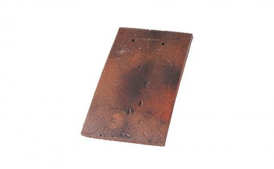 Керамическая черепица рядовая (прямой срез) Koramic Patrimony Handcrafted Plain Tile 14x25 Vineyard Black Antique