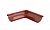 Угол желоба наружный LINDAB RVY сталь, кирпично-красный, 90 град., D 125 мм