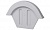 Торцевая заглушка VILPE TIILI для цементно-песчаной черепицы, светло-серый 21