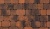 Плитка тротуарная ВЫБОР Классико 1КО.6 M, Листопад Мустанг оранжево-черный гранит (в комплекте 2 камня)