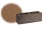 Облицовочный бетонный камень рядовой Меликонполар СКЦ 2Р-8 коричневый 3%, 380*120*140 мм