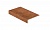 Клинкерная ступень прямоугольная Stroeher Keraplatte Roccia 841 rosso, 294x175х52x10 мм