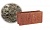 Облицовочный бетонный камень рядовой Меликонполар СКЦ 2Л-4 черный, 390*120*188 мм