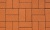 Плитка тротуарная ВЫБОР ЛА-Линия 2П.6, Гранит оранжевый, 200*100*60 мм