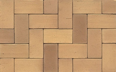 Тротуарная клинкерная брусчатка Muhr №06 Hellbraun-bunt, 200*65*52 мм