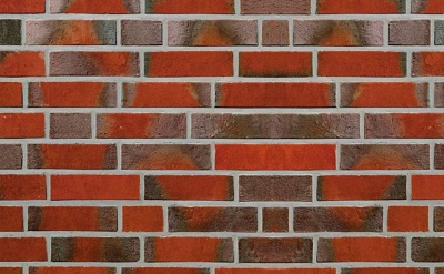 Кирпич клинкерный полнотелый Roben Rysum flamm-bunt гладкий, 240*115*71 мм