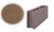 Облицовочный бетонный камень рядовой Меликонполар СКЦ 2Р-14 коричневый 5%, 380*80*140 мм