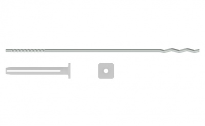 Металлическая гибкая связь TERMOCLIP МГС 2 MT E, 4*295 мм