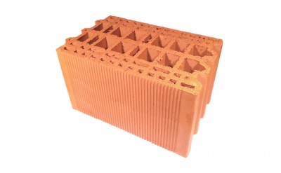 Блок керамический поризованный Porotherm 25M М100 10,53 NF