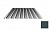 Профилированный лист T20-24W-110 Ruukki Pural Matt, цвет RR23 темно-серый