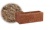 Облицовочный бетонный камень угловой Меликонполар СКЦ 2Л-9 коричневый 5%, 380*120(190)*140 мм