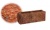 Облицовочный бетонный камень торцевой Меликонполар СКЦ 2Л-9 красный 3%, 380*120*140 мм