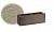 Облицовочный бетонный камень рядовой Меликонполар СКЦ 2Р-8 серый, 380*120*140 мм