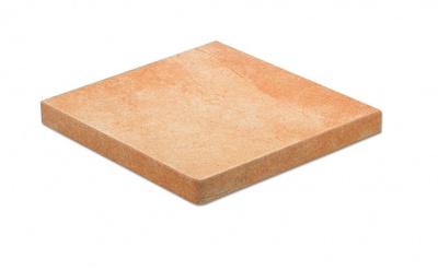 Клинкерная угловая ступень прямоугольная Stroeher Keraplatte Roccia X 927 rosenglut, 340х340х35х11 мм
