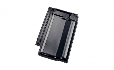 Керамическая черепица рядовая Koramic Alegra 10 Noble Black