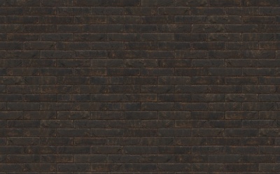 Фасадная плитка ручной формовки Nelissen ZWART MANGAAN, 210*20*50 мм